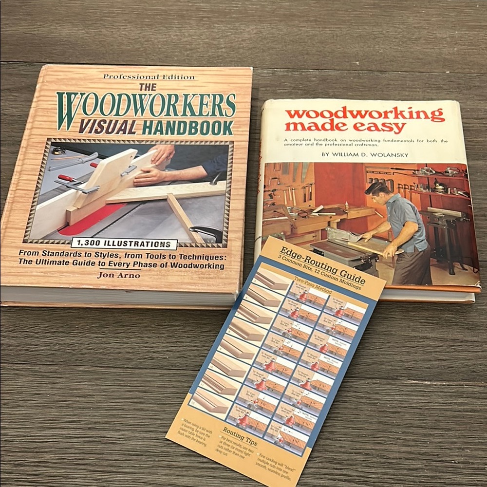 Woodworking Book Set with Guide